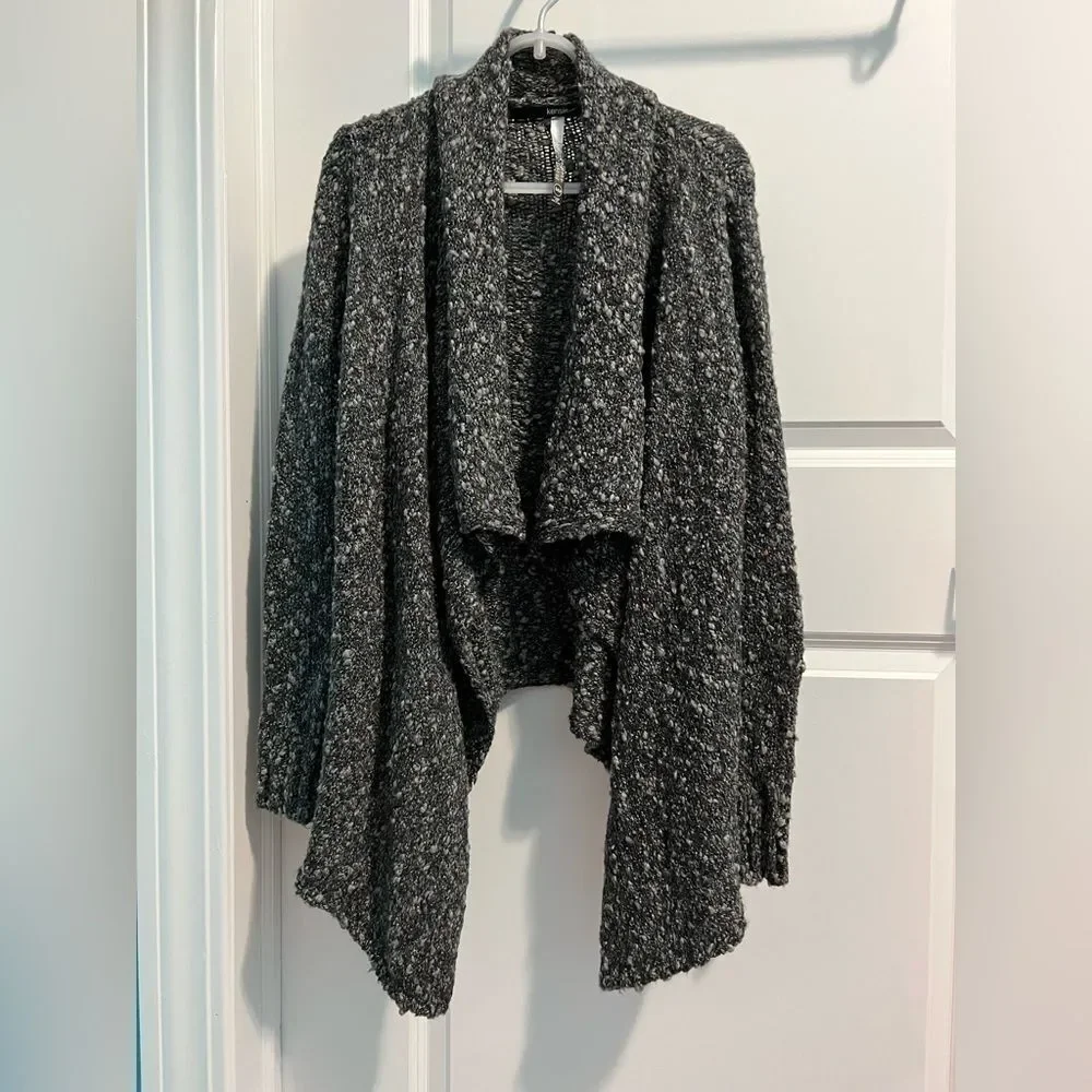 Kensie Open Front Asymmetrical Cardigan XS